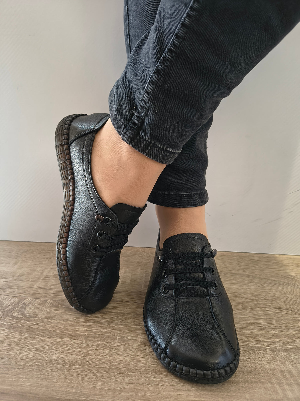 PANTOFI CASUAL DAMA FORMAZIONE 2810 NEGRU - imagine 5