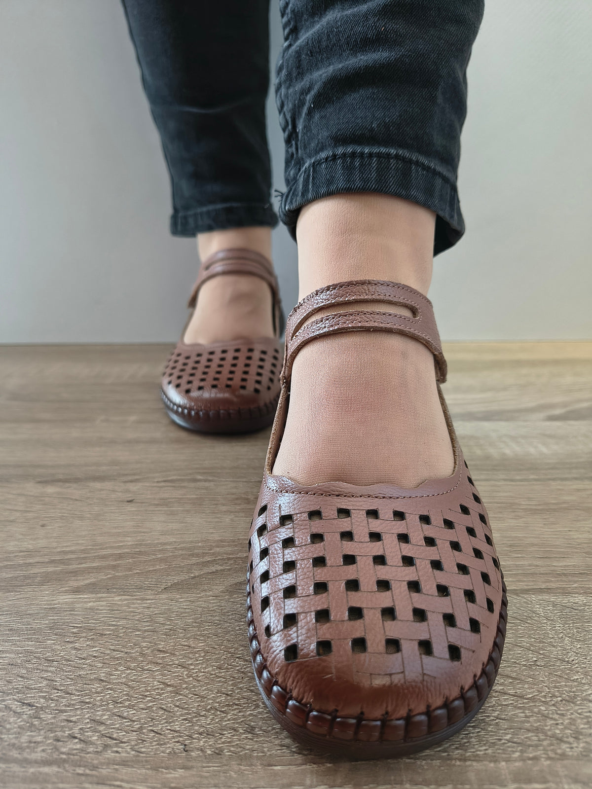 PANTOFI CASUAL DAMA FORMAZIONE 9682 DARK APRICOT - imagine 4