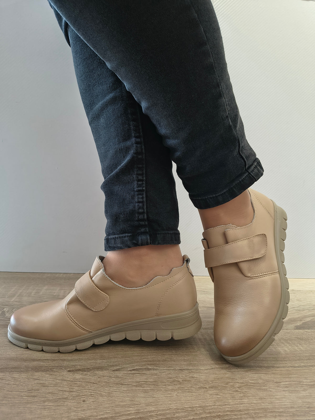 PANTOFI CASUAL DAMA FORMAZIONE 251074 BEJ - imagine 2