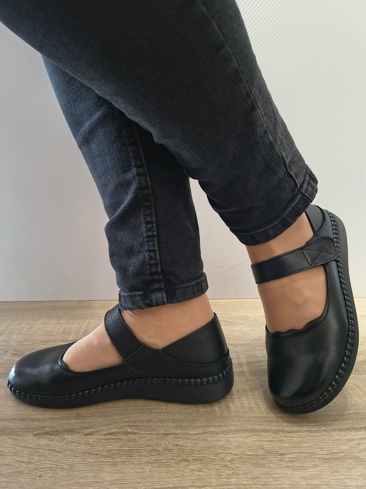 PANTOFI CASUAL DAMA FORMAZIONE 9683 NEGRU - imagine 2