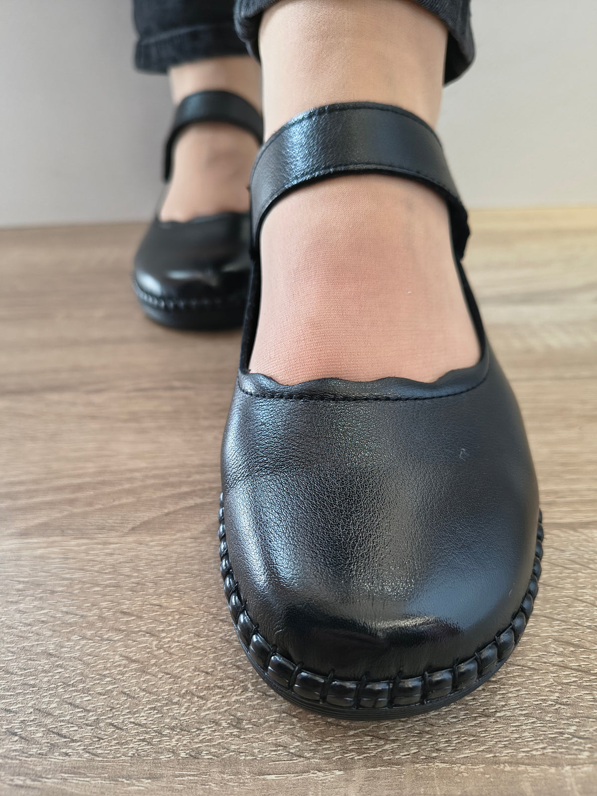 PANTOFI CASUAL DAMA FORMAZIONE 9683 NEGRU - imagine 4