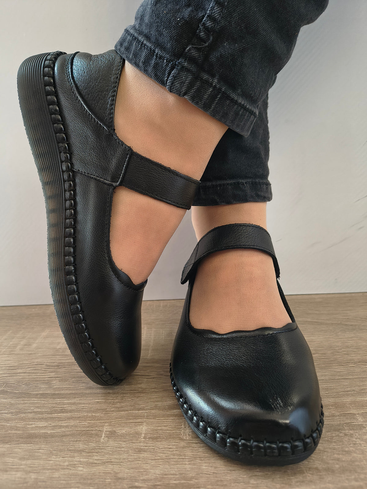 PANTOFI CASUAL DAMA FORMAZIONE 9683 NEGRU - imagine 5