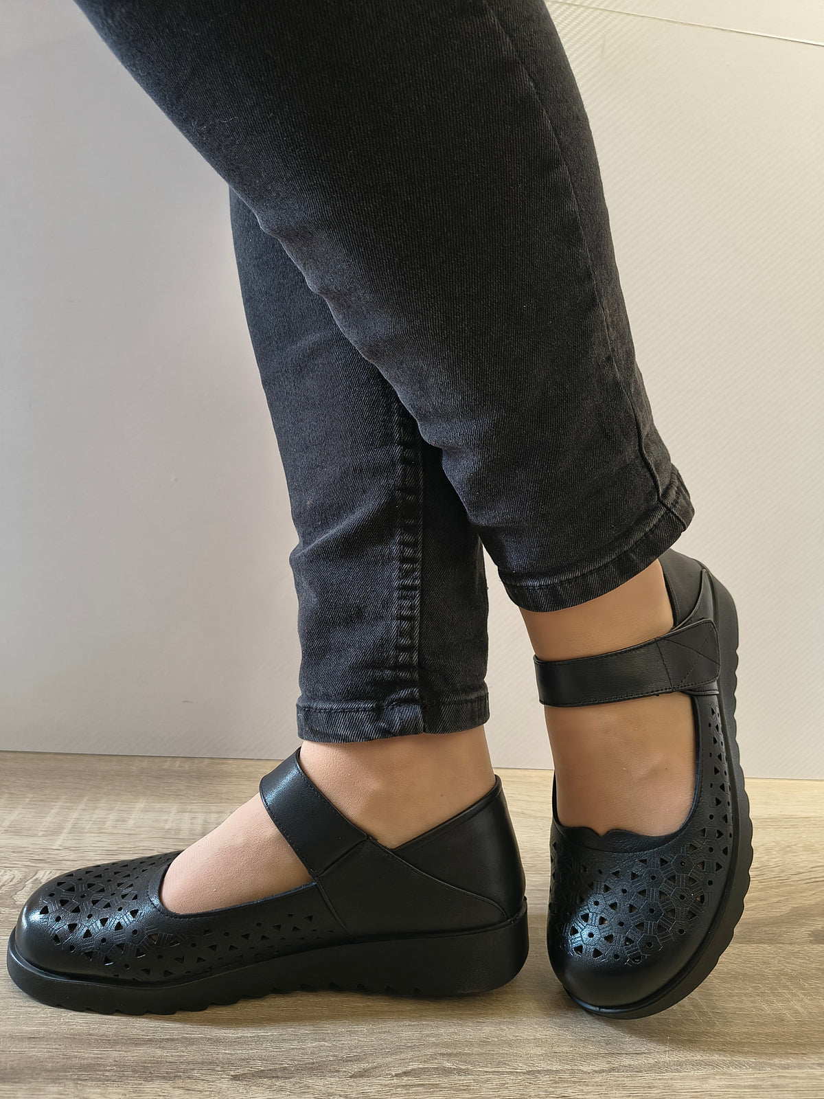PANTOFI CASUAL DAMA FORMAZIONE 80-27 NEGRU - imagine 2