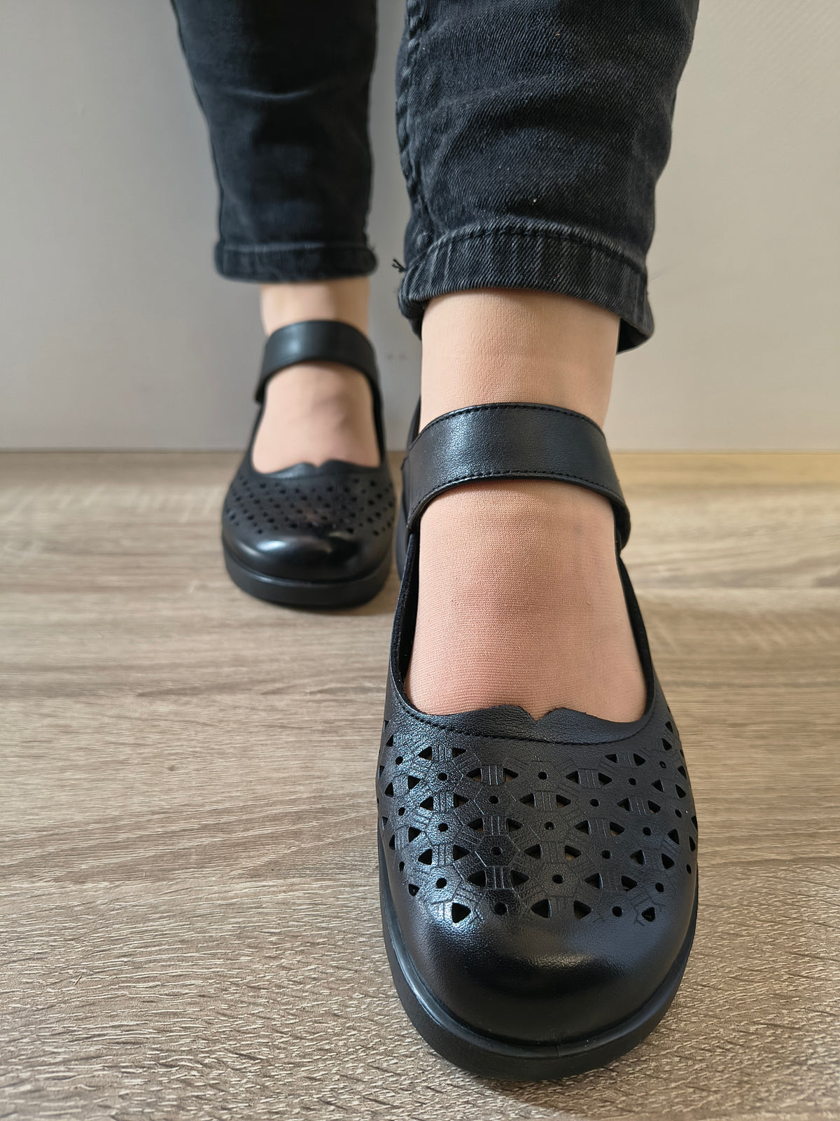 PANTOFI CASUAL DAMA FORMAZIONE 80-27 NEGRU - imagine 4