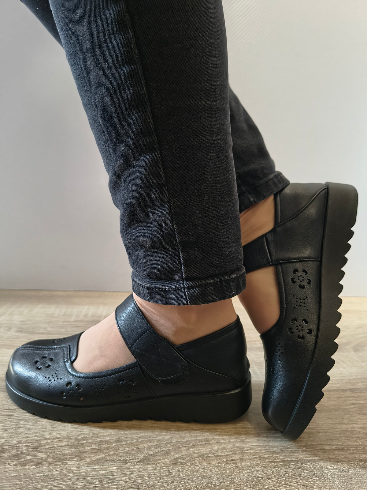 PANTOFI CASUAL DAMA FORMAZIONE 80-131 NEGRU - imagine 3