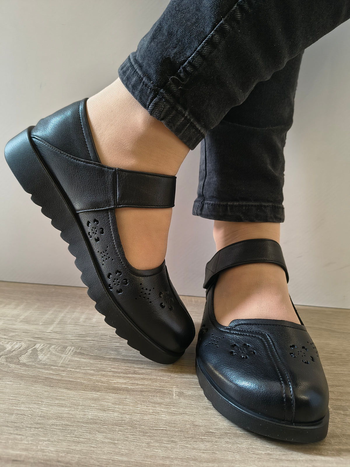 PANTOFI CASUAL DAMA FORMAZIONE 80-131 NEGRU - imagine 5