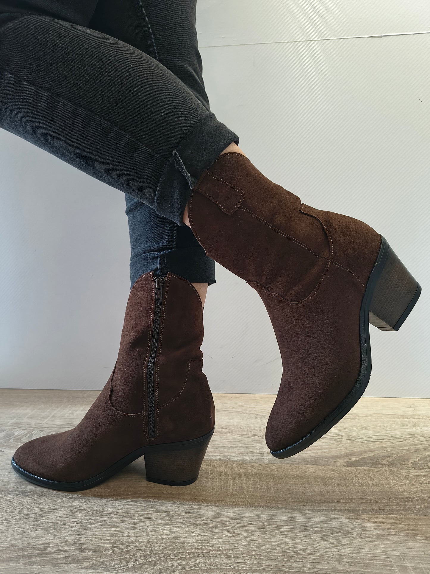 GHETE CASUAL DAMA PERLLA 3518-6 MARO VELUR