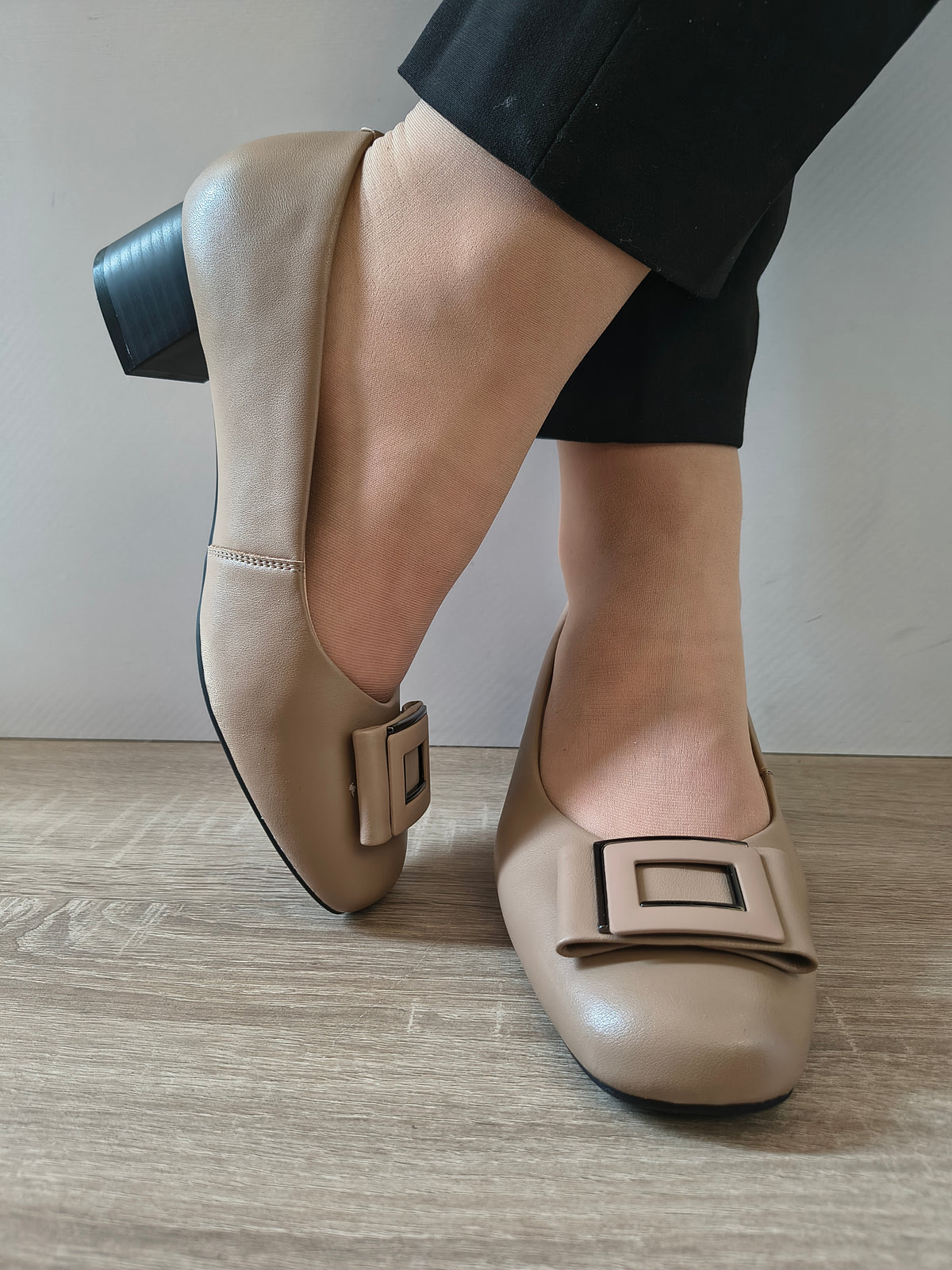 PANTOFI ELEGANTI DAMA FORMAZIONE 17527 GREJ - imagine 5