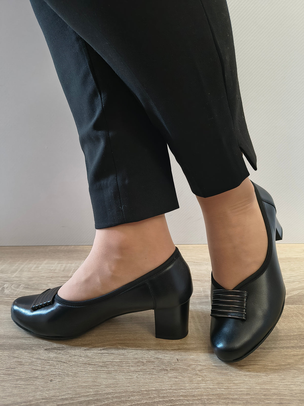 PANTOFI ELEGANTI DAMA AGA 01896 2198 000 NEGRU - imagine 2