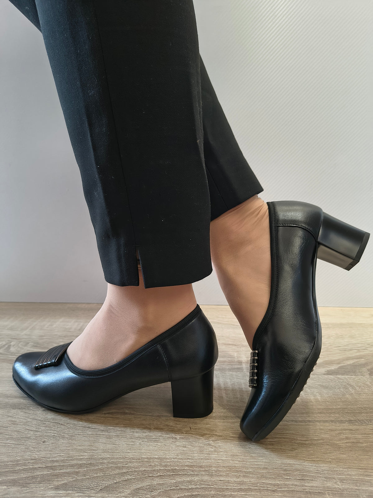 PANTOFI ELEGANTI DAMA AGA 01896 2198 000 NEGRU - imagine 3