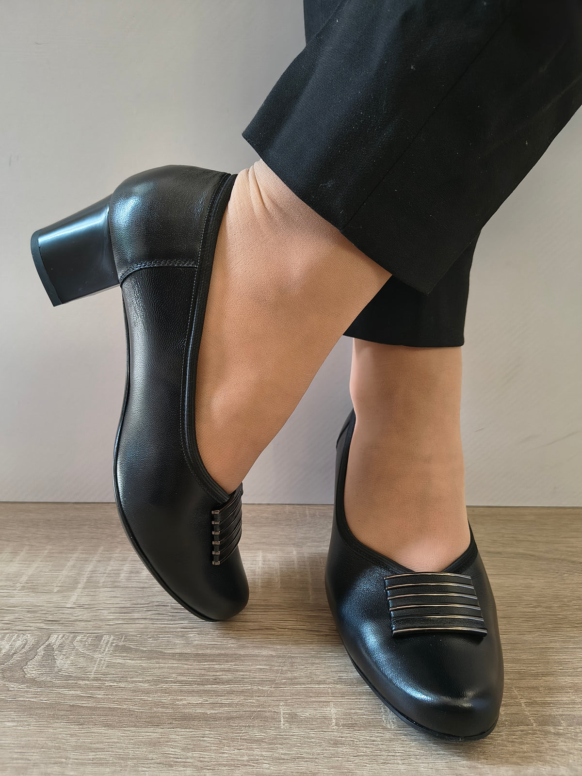 PANTOFI ELEGANTI DAMA AGA 01896 2198 000 NEGRU - imagine 5