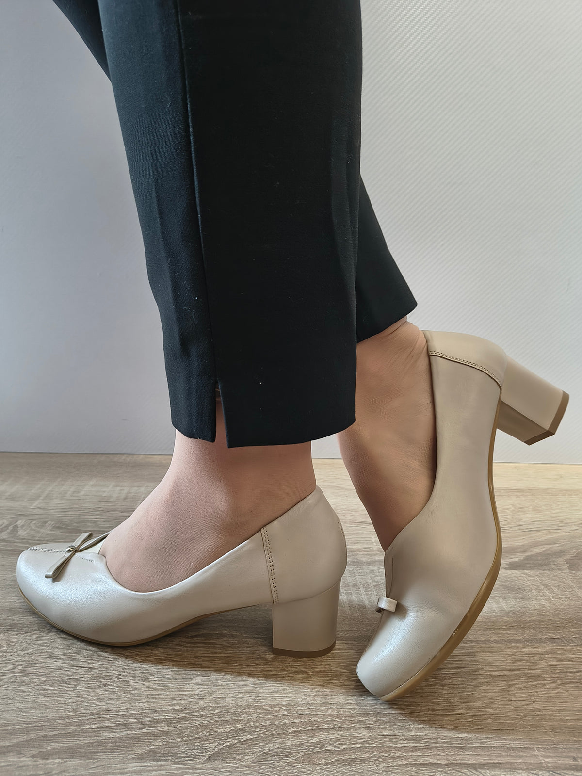 PANTOFI ELEGANTI DAMA AGA 09909 535 000 BEJ - imagine 3