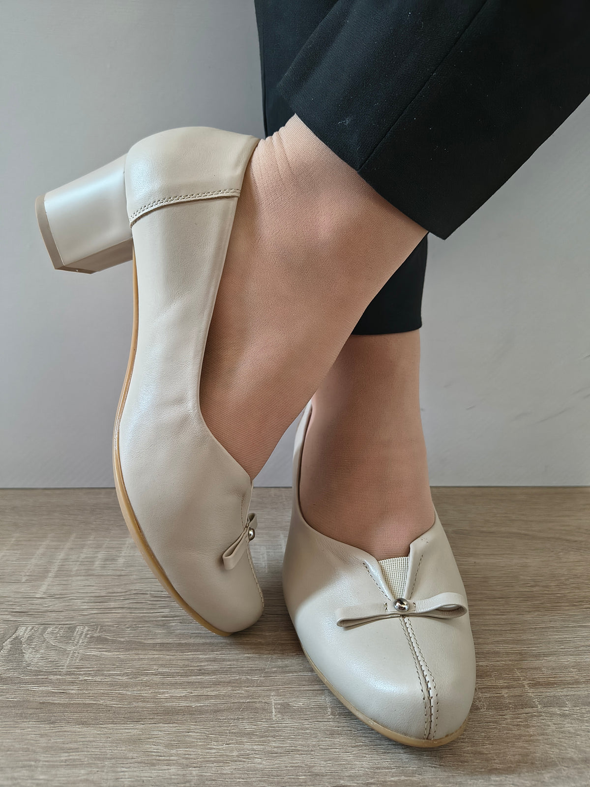 PANTOFI ELEGANTI DAMA AGA 09909 535 000 BEJ - imagine 5