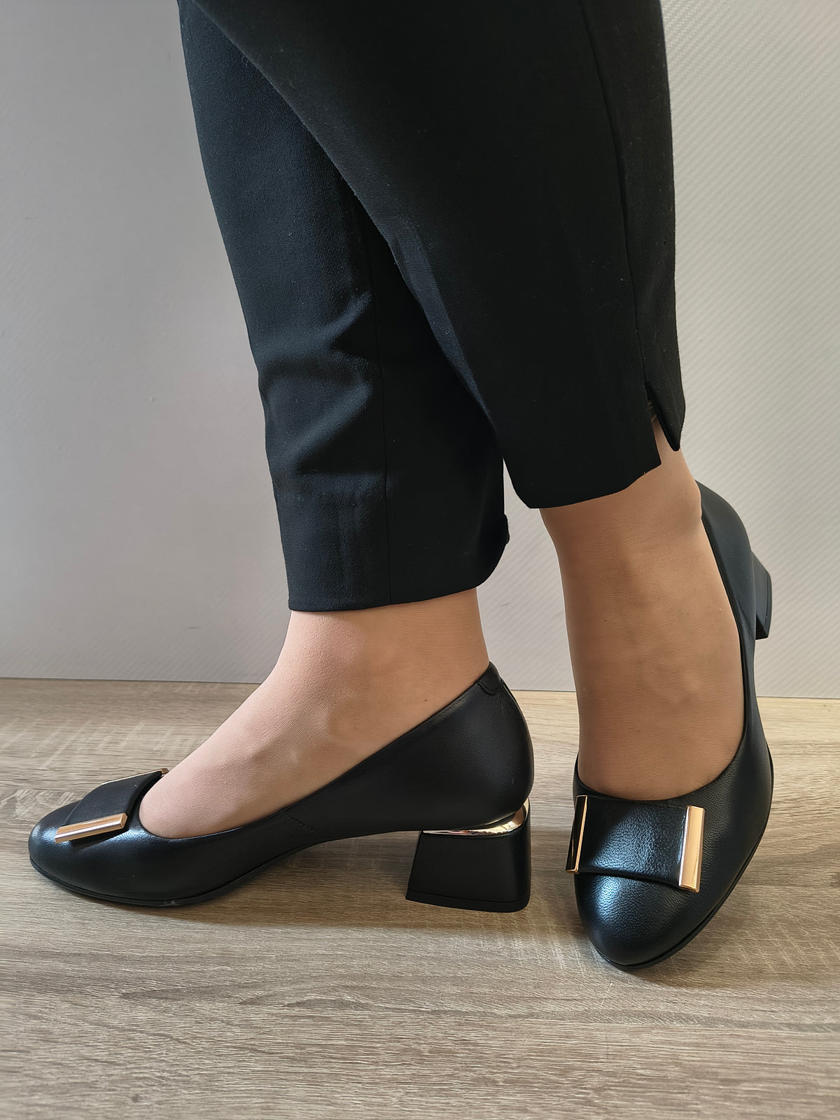 PANTOFI ELEGANTI DAMA AGA 01891 2198 000 NEGRU - imagine 2