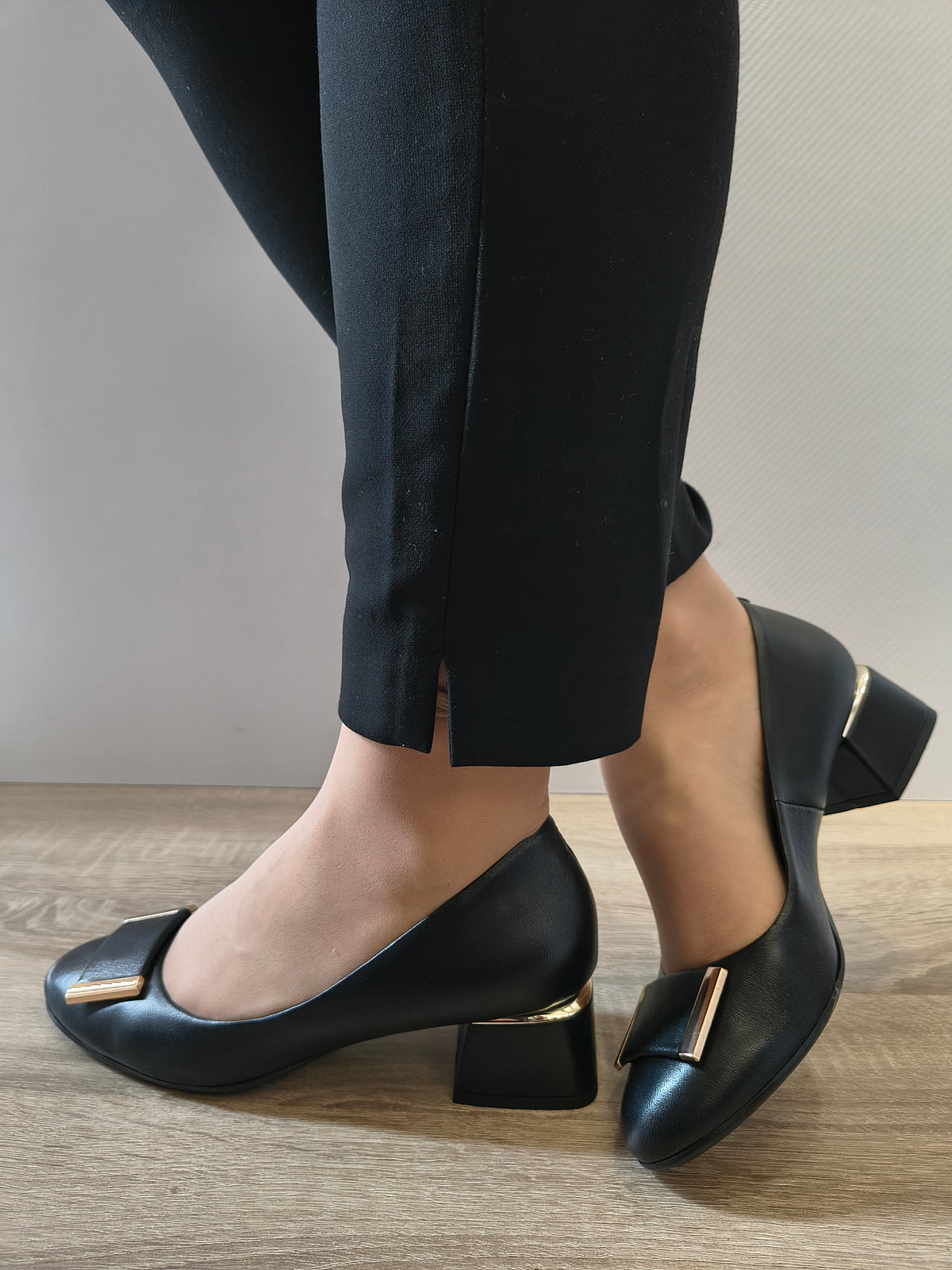 PANTOFI ELEGANTI DAMA AGA 01891 2198 000 NEGRU - imagine 3