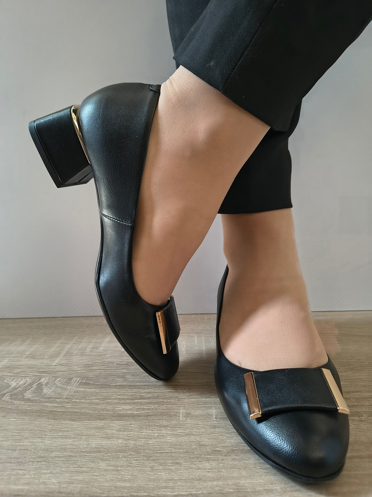 PANTOFI ELEGANTI DAMA AGA 01891 2198 000 NEGRU - imagine 5