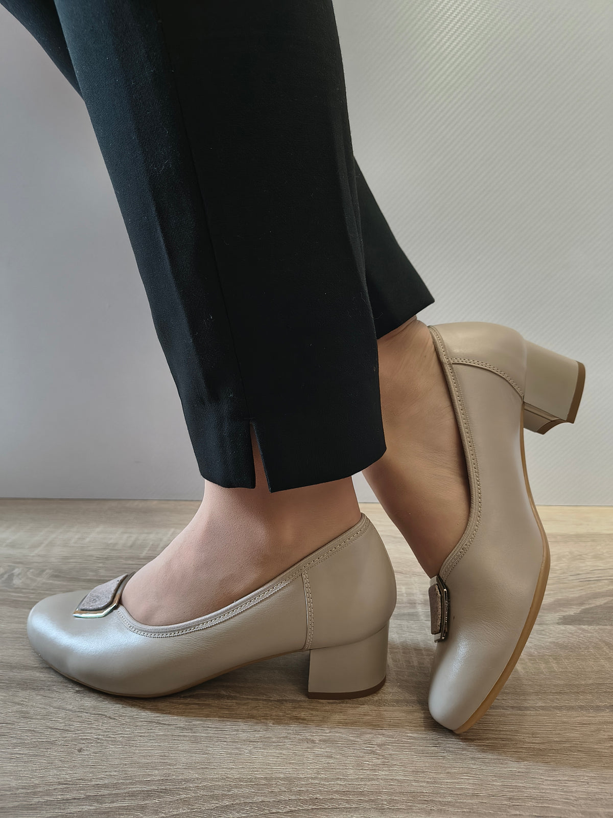 PANTOFI ELEGANTI DAMA GALANT 3019 BEJ 2004/1001 - imagine 3