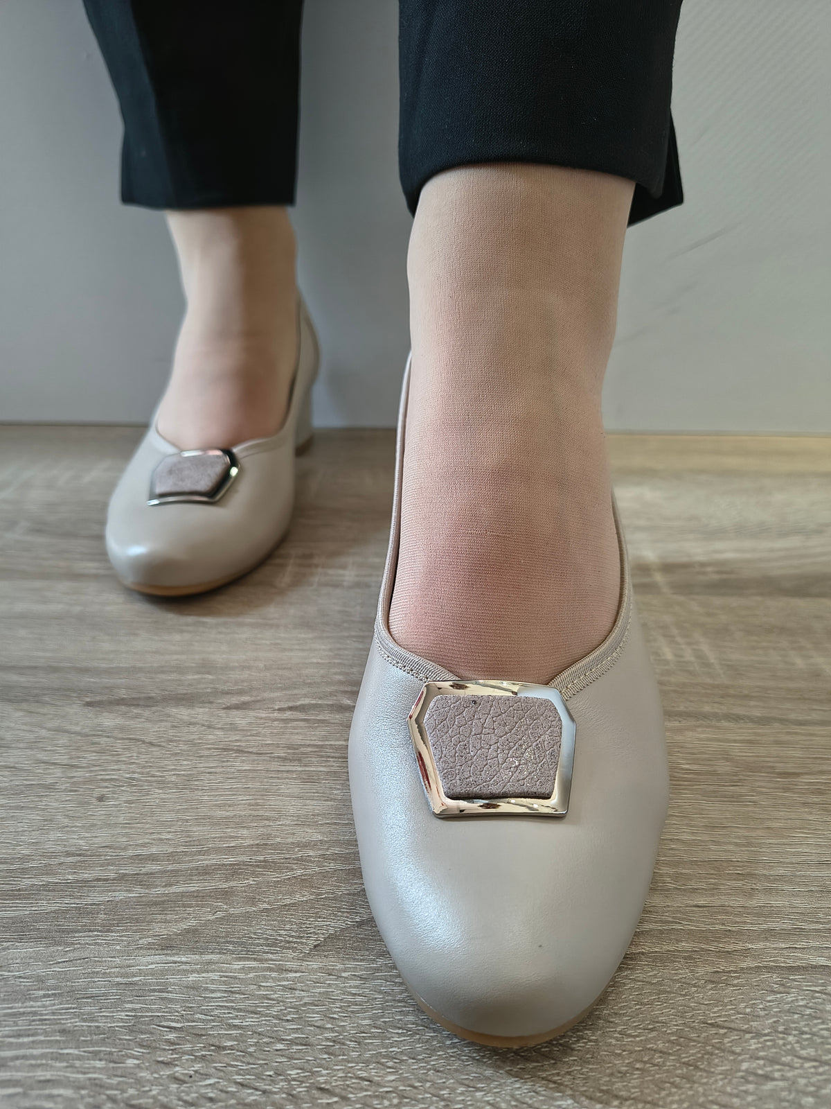 PANTOFI ELEGANTI DAMA GALANT 3019 BEJ 2004/1001 - imagine 4