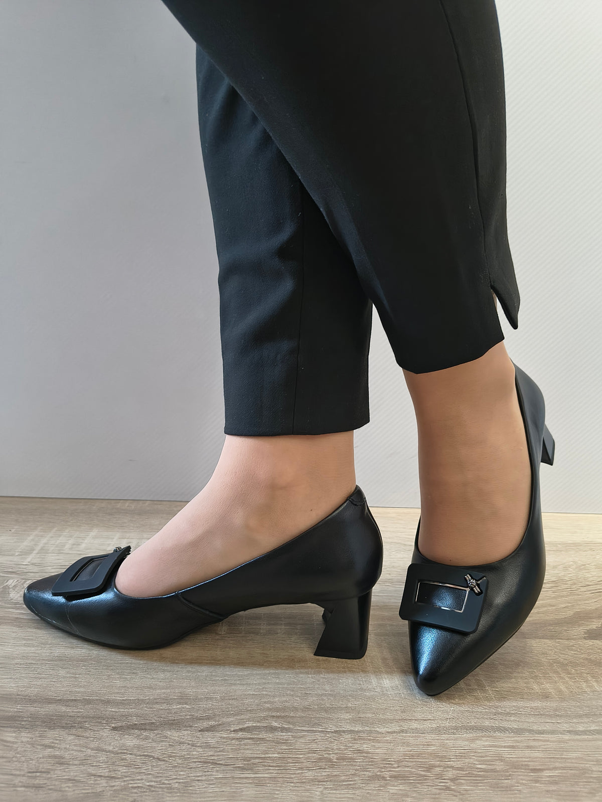 PANTOFI ELEGANTI DAMA FORMAZIONE 588-2 NEGRU - imagine 2