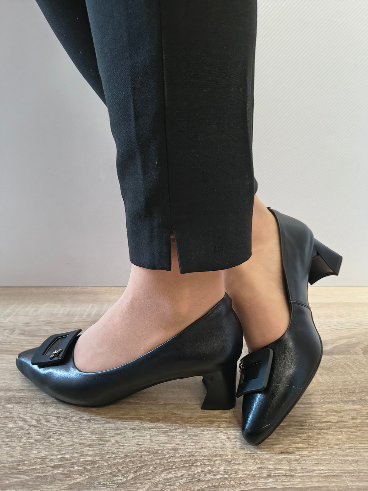 PANTOFI ELEGANTI DAMA FORMAZIONE 588-2 NEGRU - imagine 3