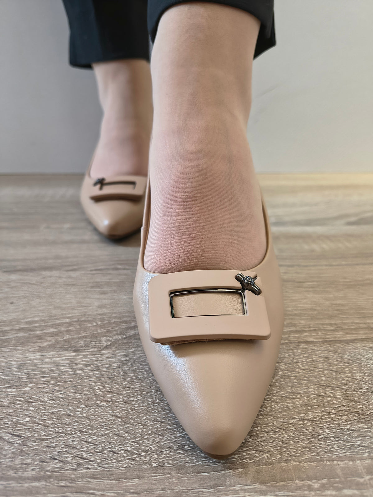 PANTOFI ELEGANTI DAMA FORMAZIONE 588-2 APRICOT - imagine 4