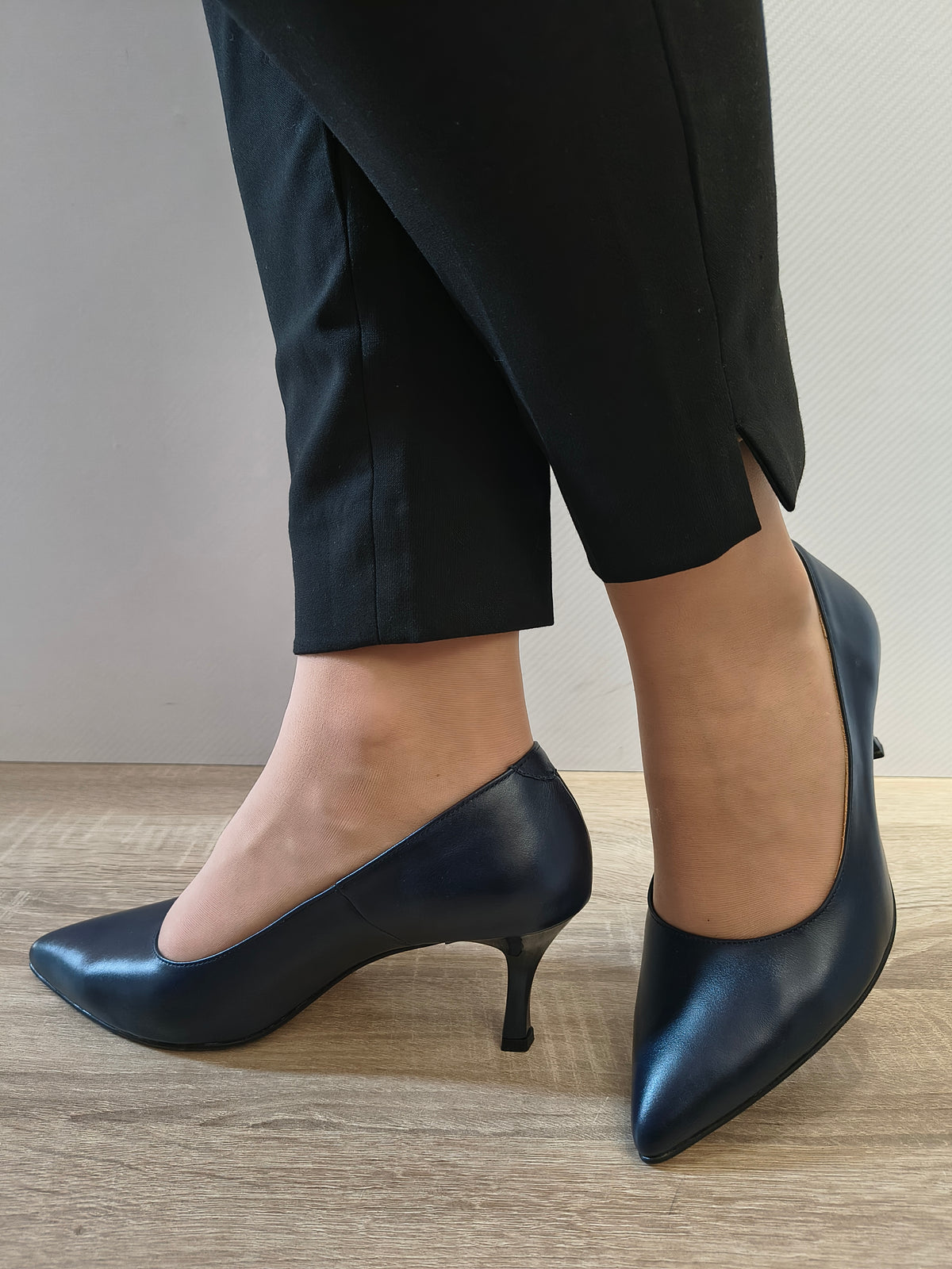 PANTOFI ELEGANTI DAMA ANTONIO 5420 BLEUMARIN - imagine 2