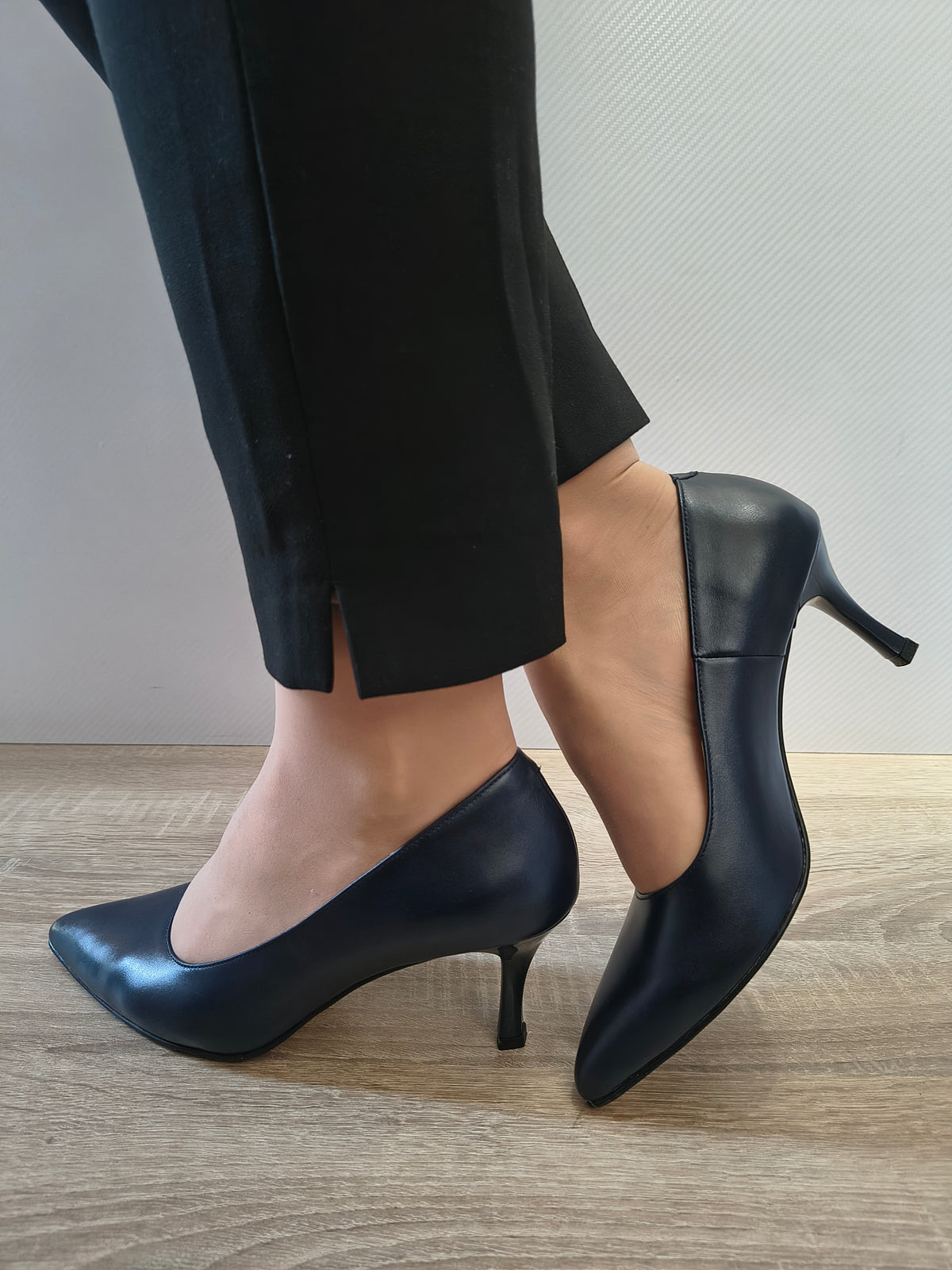 PANTOFI ELEGANTI DAMA ANTONIO 5420 BLEUMARIN - imagine 3