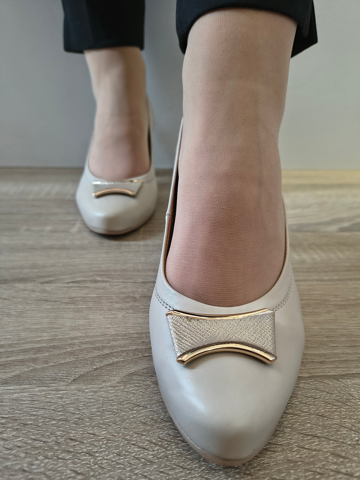 PANTOFI ELEGANTI DAMA GALANT 3008 BEJ 2002/CT - imagine 4