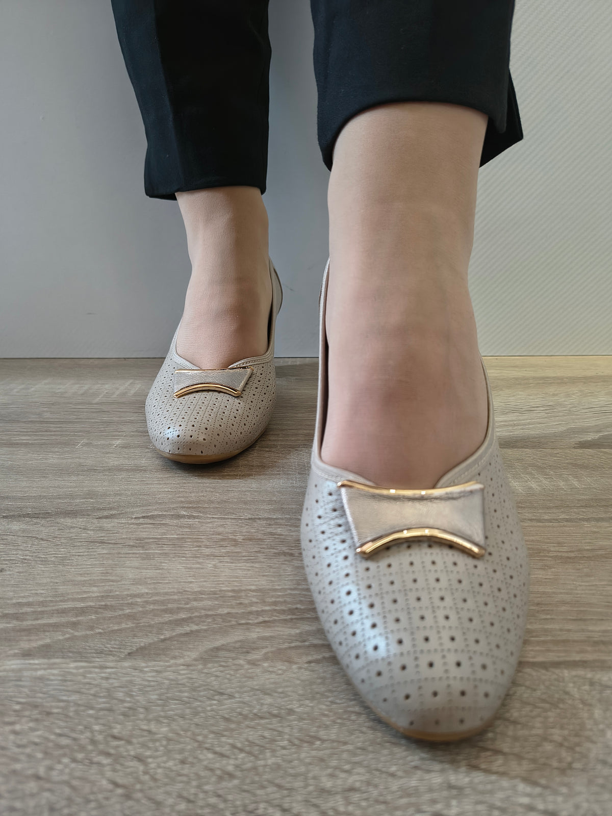 PANTOFI ELEGANTI DAMA GALANT 4068 BEJ 2004/7878 - imagine 5