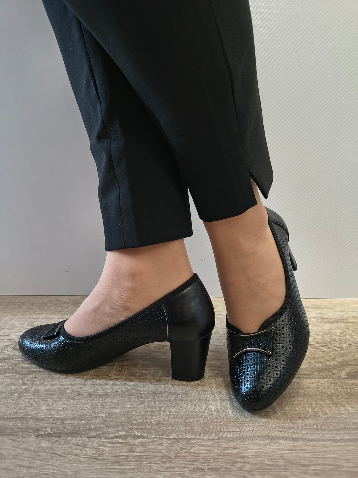 PANTOFI ELEGANTI DAMA GALANT 4068 NEGRU/F NS - imagine 2