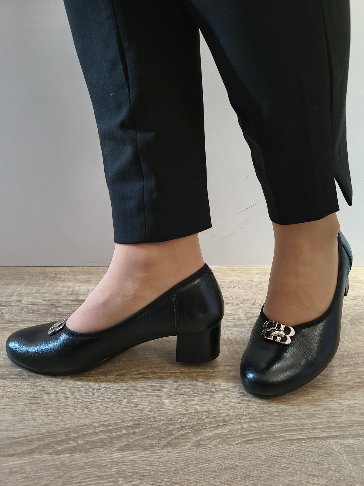 PANTOFI ELEGANTI DAMA GALANT 3075 1 NEGRU B - imagine 2