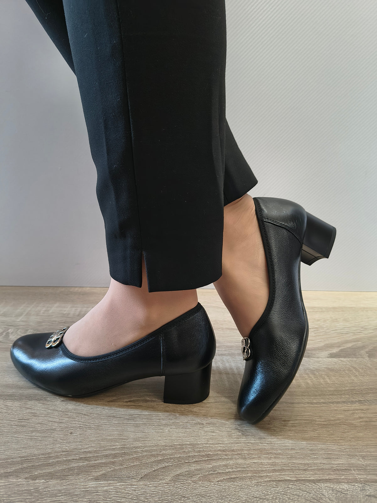 PANTOFI ELEGANTI DAMA GALANT 3075 1 NEGRU B - imagine 3