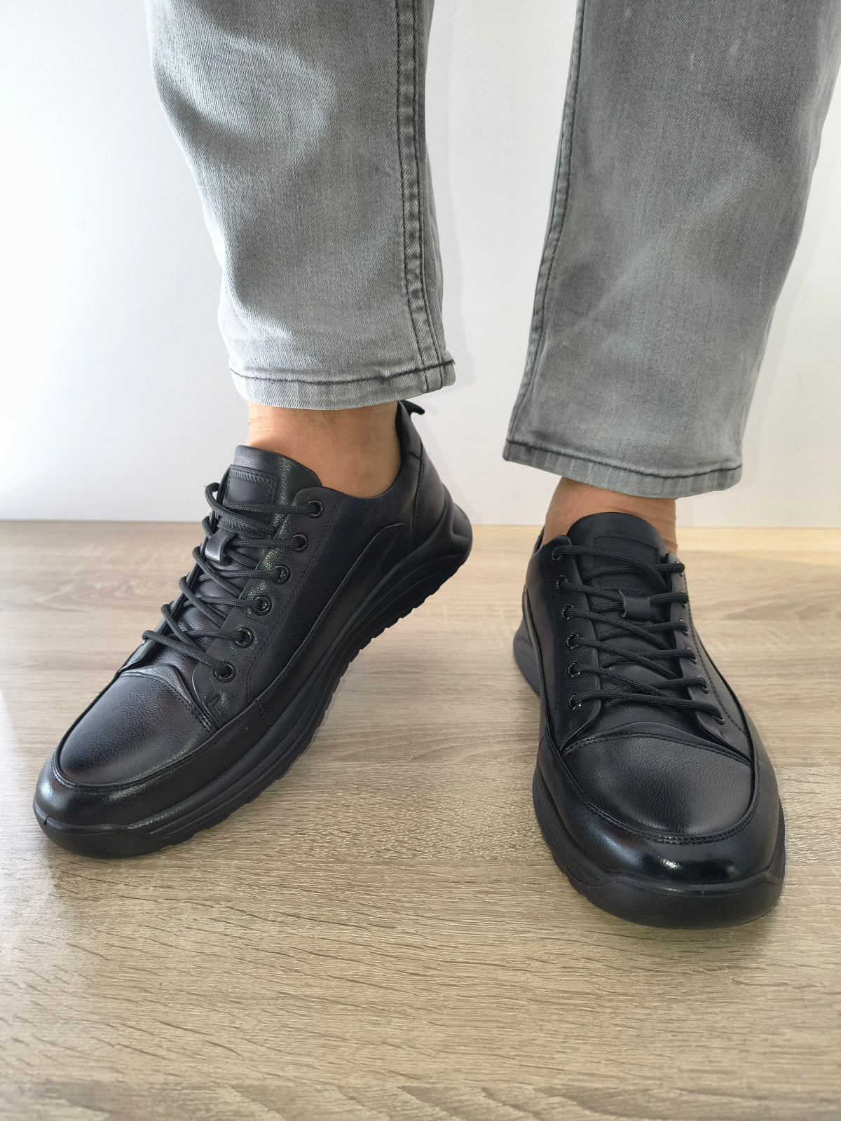 PANTOFI CASUAL BARBATI MELS S11232 NEGRU - imagine 2