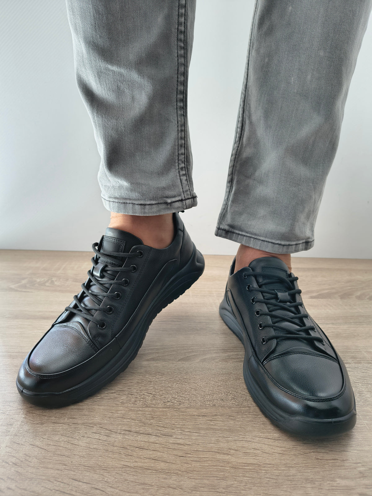 PANTOFI CASUAL BARBATI MELS S11232 NEGRU - imagine 4