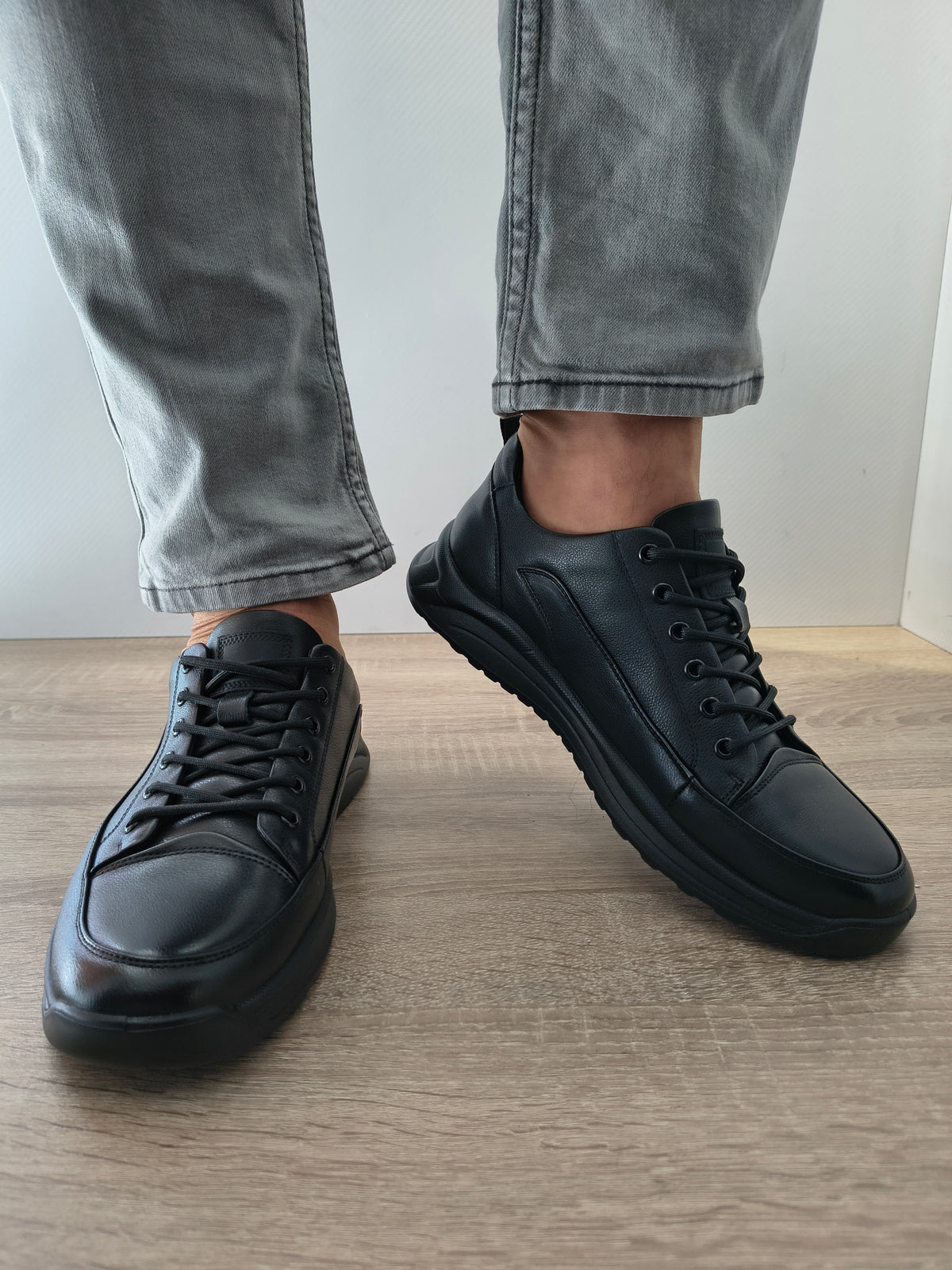 PANTOFI CASUAL BARBATI MELS S11232 NEGRU - imagine 5