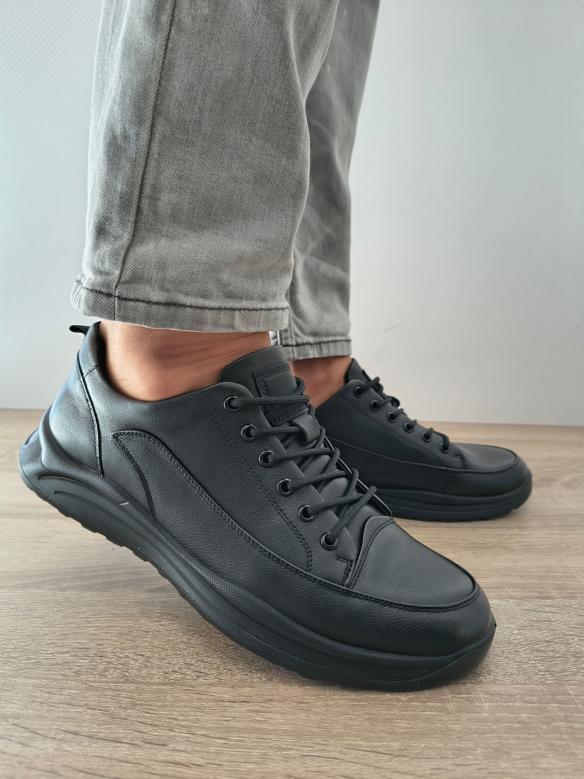 PANTOFI CASUAL BARBATI MELS S11232 NEGRU - imagine 6