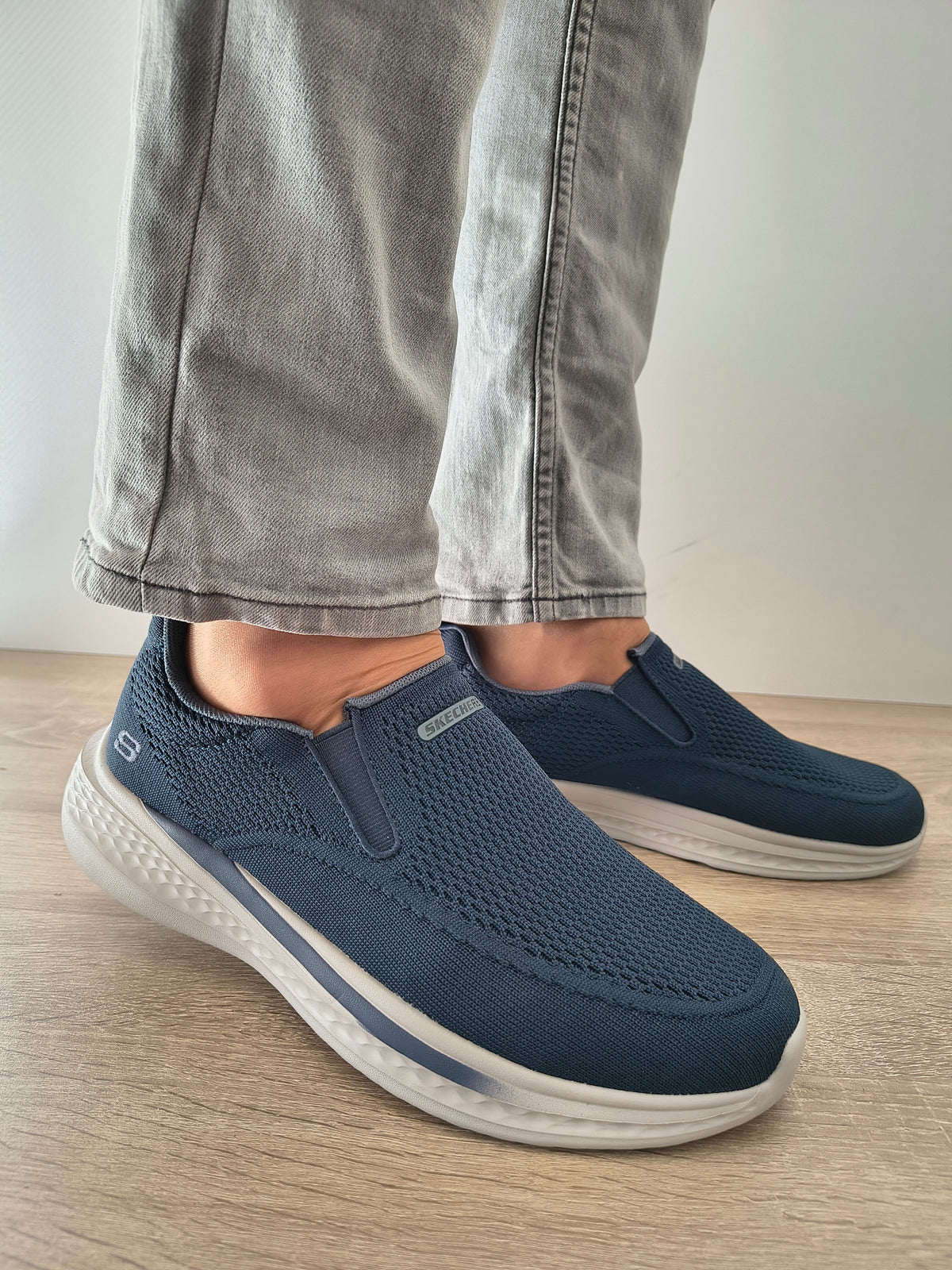 PANTOFI SPORT BARBATI SKECHERS 210791 NVY NAVY - imagine 3
