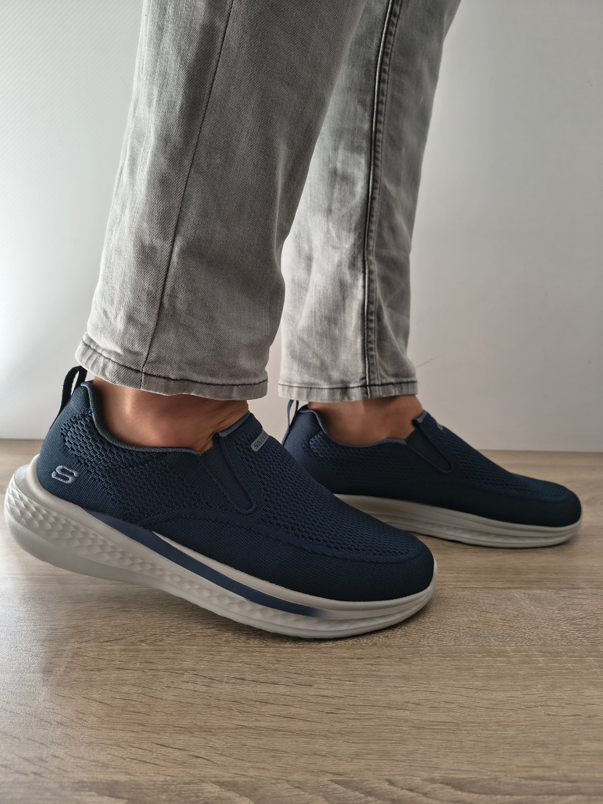 PANTOFI SPORT BARBATI SKECHERS 210791 NVY NAVY - imagine 2
