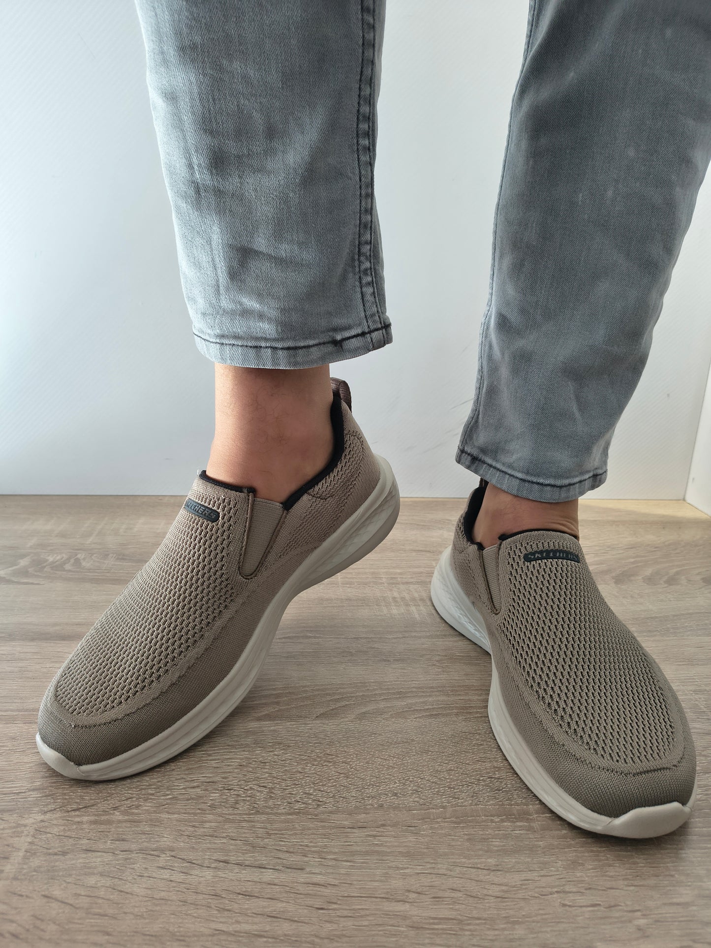 PANTOFI SPORT BARBATI SKECHERS 210791 TPE TAUPE