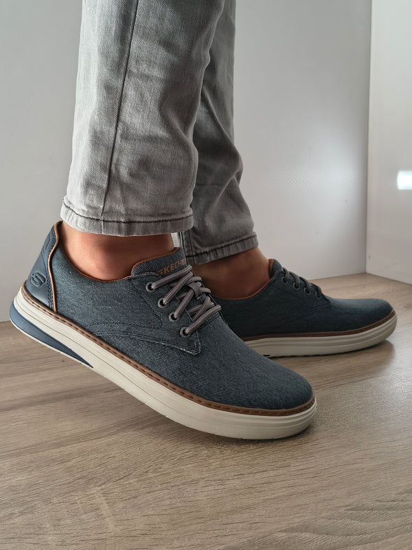 PANTOFI CASUAL BARBATI SKECHERS 205135 NVY NAVY - imagine 5