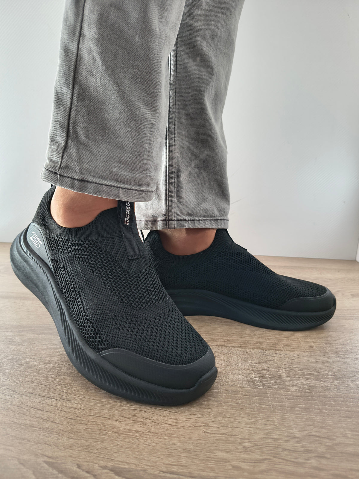 PANTOFI SPORT BARBATI SKECHERS 118156 BBK NEGRU - imagine 3
