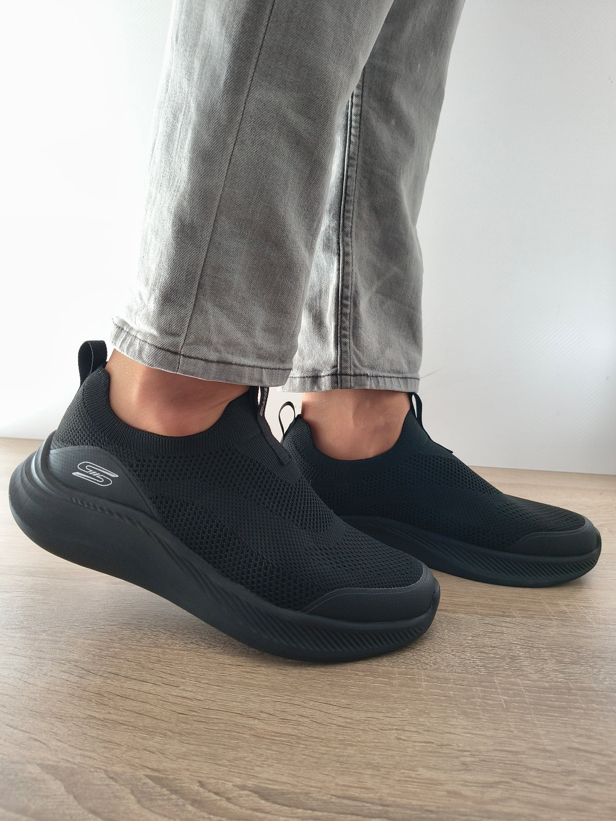 PANTOFI SPORT BARBATI SKECHERS 118156 BBK NEGRU - imagine 2