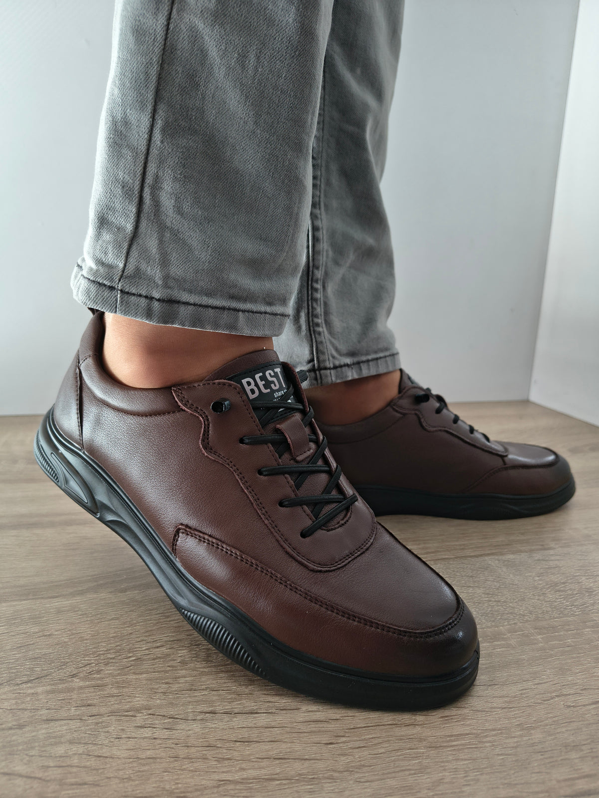 PANTOFI CASUAL BĂRBAȚI MELS 10200 MARO - imagine 4