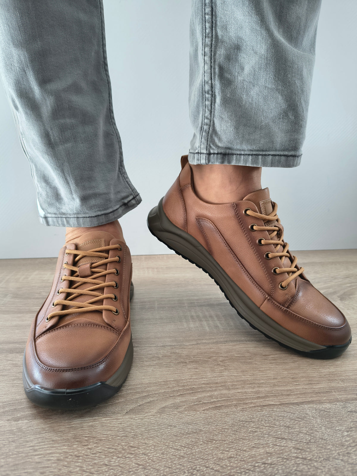 PANTOFI CASUAL BARBATI MELS S11232 MARO - imagine 4