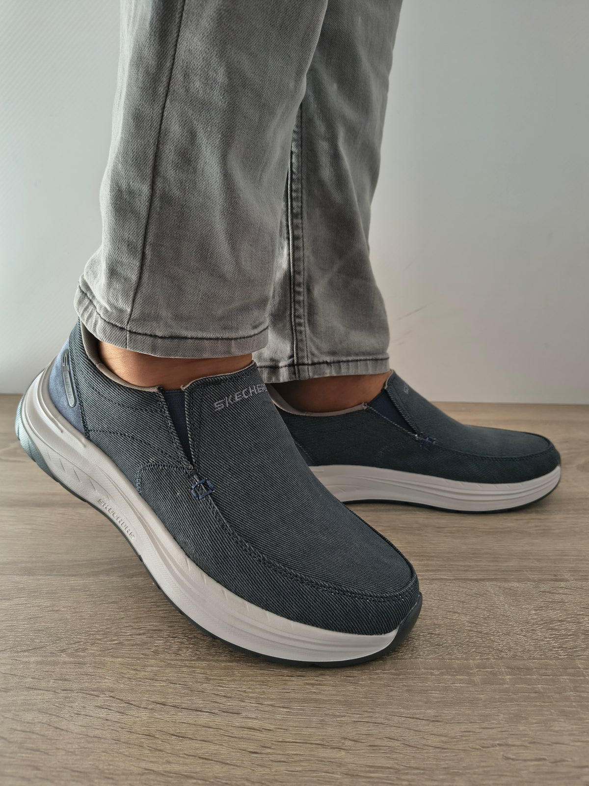PANTOFI CASUAL BARBATI SKECHERS 205356 NVY NAVY - imagine 3