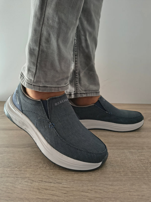 PANTOFI CASUAL BARBATI SKECHERS 205356 NVY NAVY - imagine 3