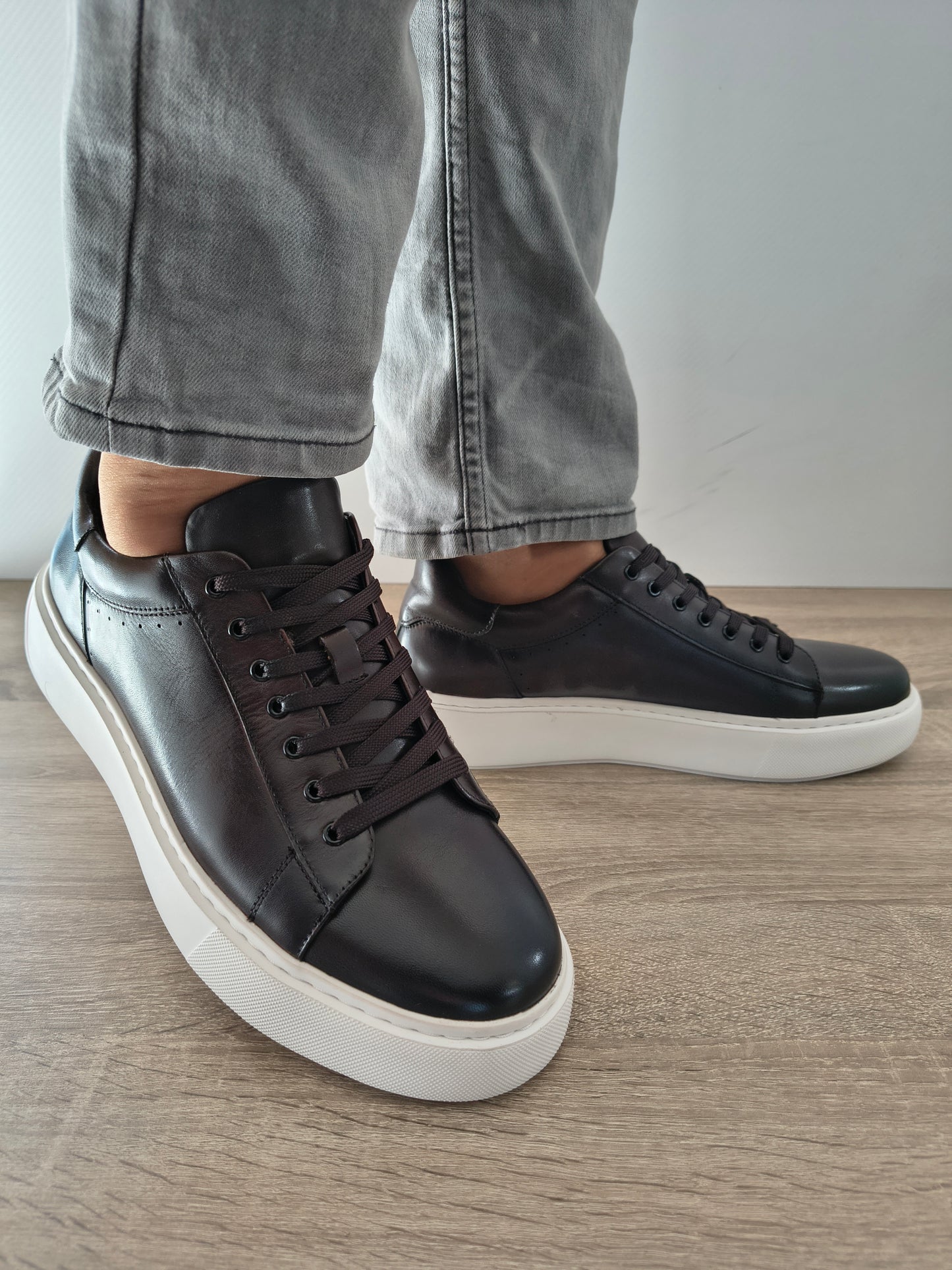 PANTOFI CASUAL BARBATI FRANCO GERARDO A921-1 MARO INCHIS COFFEE