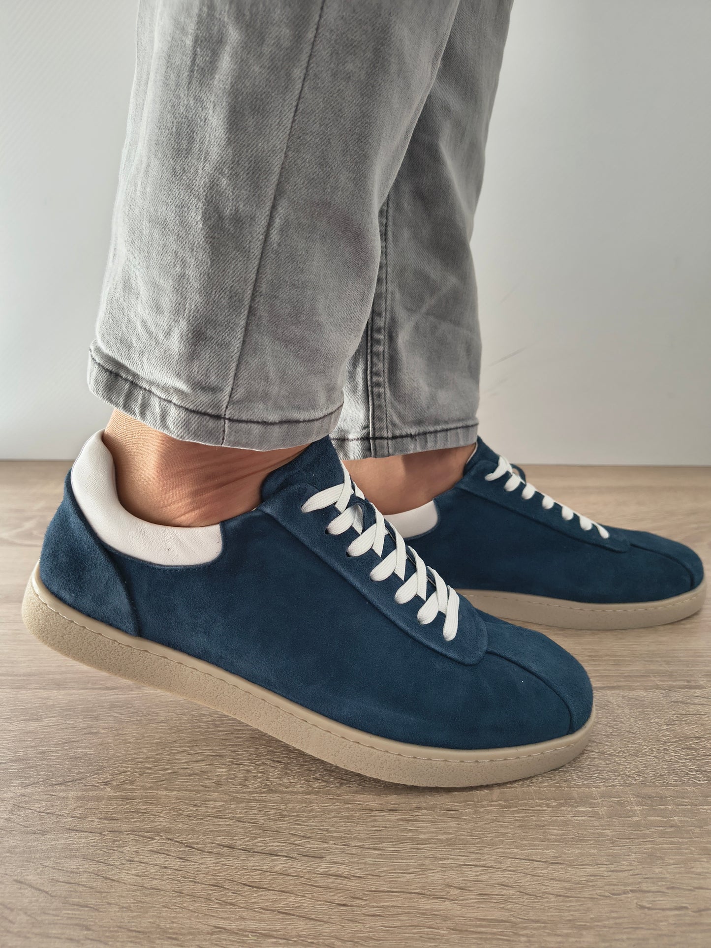 PANTOFI CASUAL BARBATI FRANCO GERARDO 358A-08 ALBASTRU NUBUCK