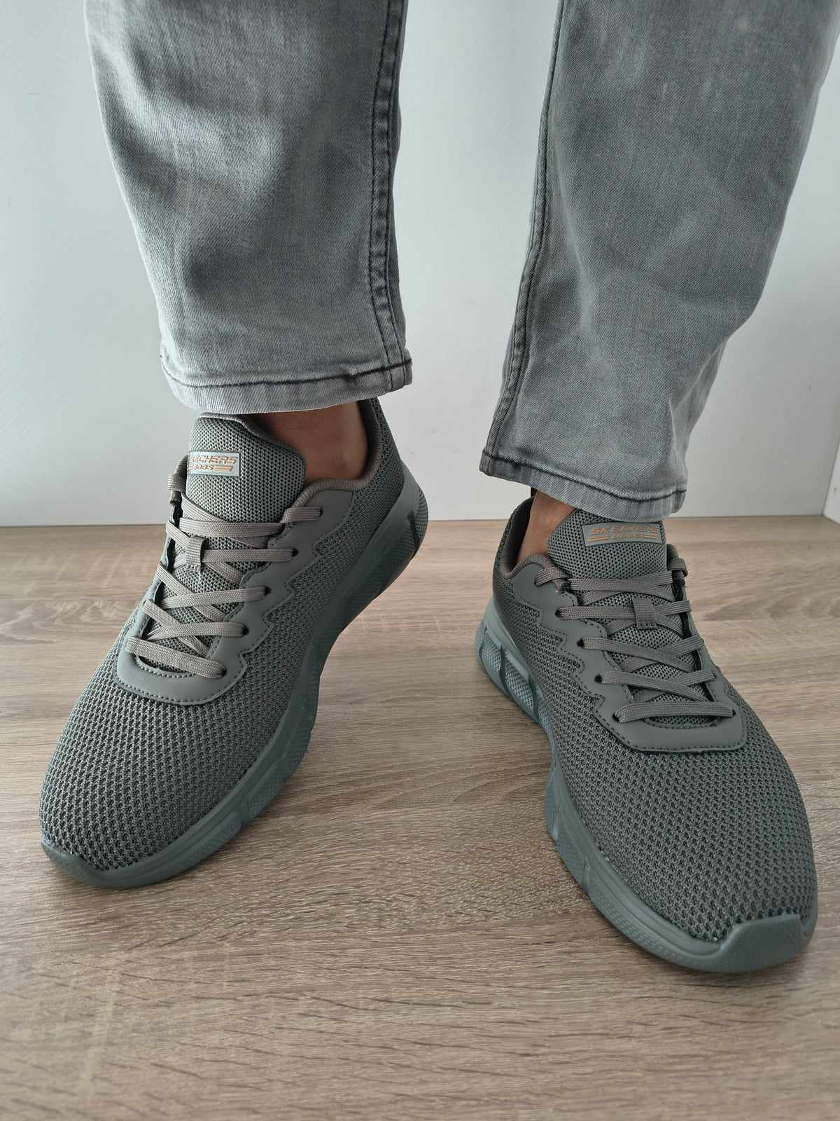 PANTOFI SPORT BARBATI SKECHERS 118106 OLV OLIVE - imagine 4