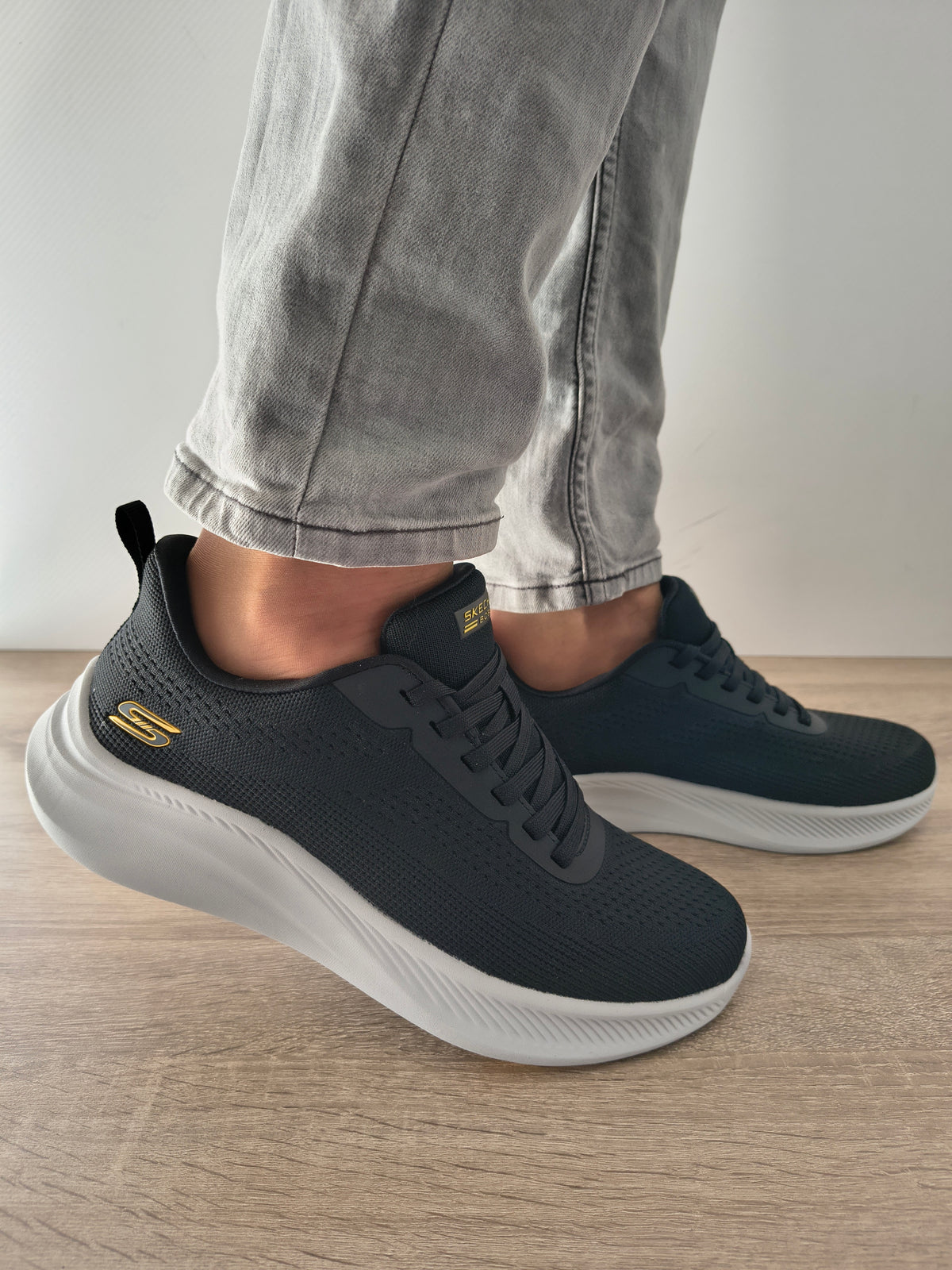 PANTOFI SPORT BARBATI SKECHERS 118155 BLK NEGRU - imagine 2
